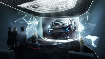 空间与多媒体_凯迪拉克上海体验中心Cadillac Brand Expereince Center|空间|室内设计|gzw3d 